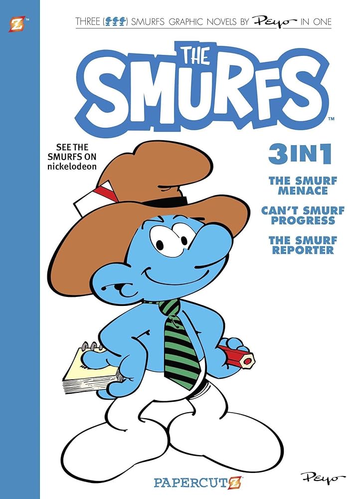 英語絵本　the Smurfs 3 in 1 Amazon.com: The Smurfs 3-in-1 #2: The Smurfette, The Smurfs